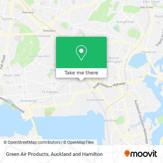 Green Air Products map