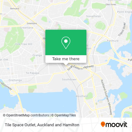 Tile Space Outlet map