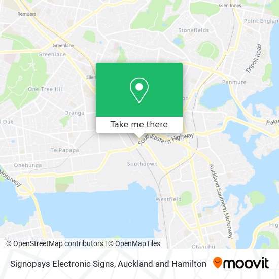 Signopsys Electronic Signs map