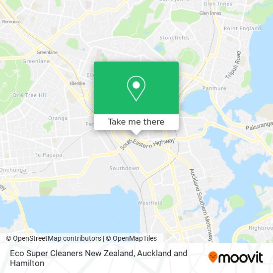 Eco Super Cleaners New Zealand map