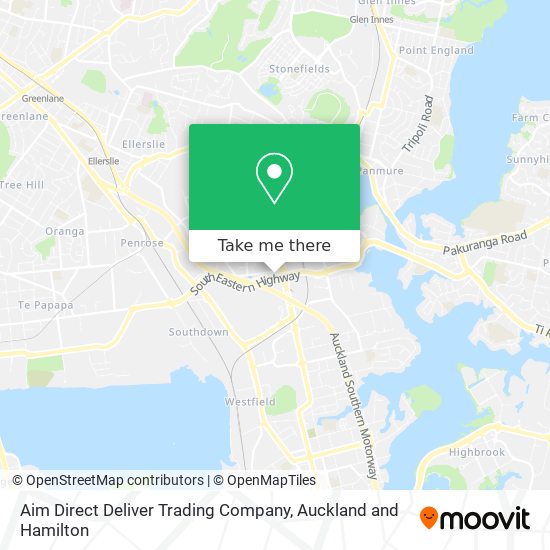 Aim Direct Deliver Trading Company map