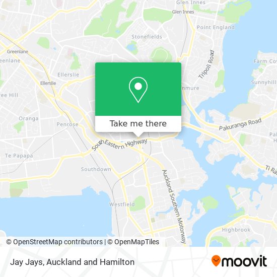 Jay Jays map