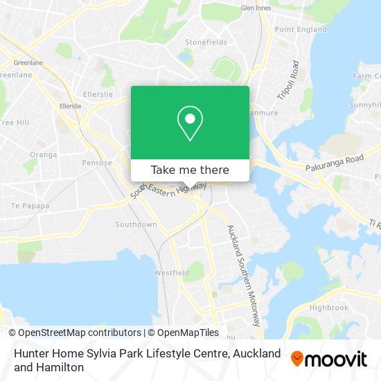 Hunter Home Sylvia Park Lifestyle Centre map
