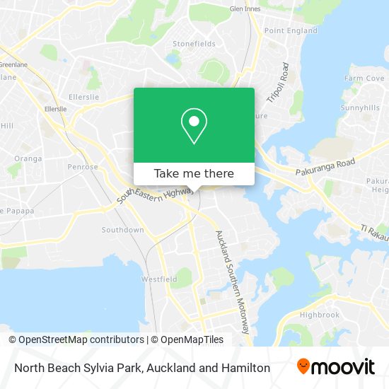 North Beach Sylvia Park地图