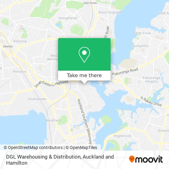DGL Warehousing & Distribution map