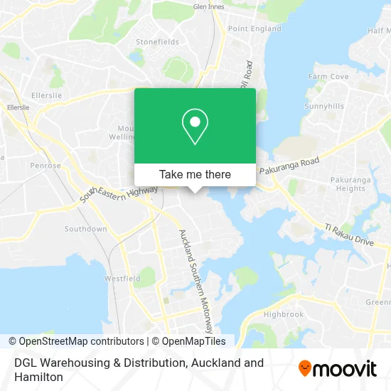 DGL Warehousing & Distribution map
