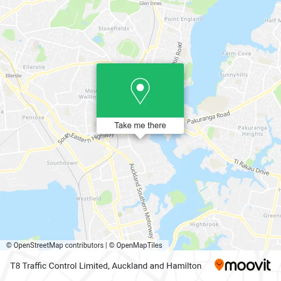 T8 Traffic Control Limited map