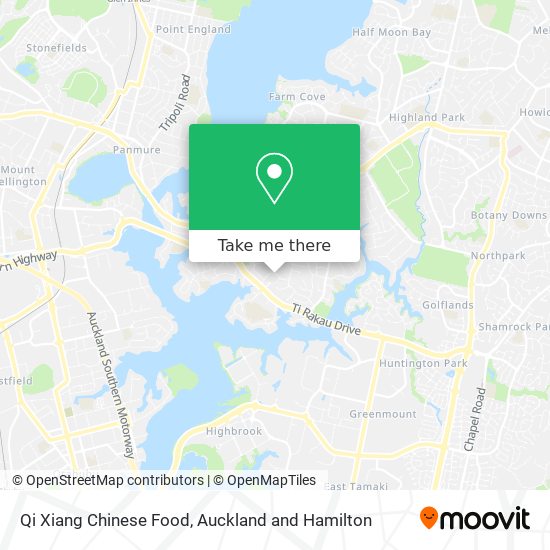 Qi Xiang Chinese Food map