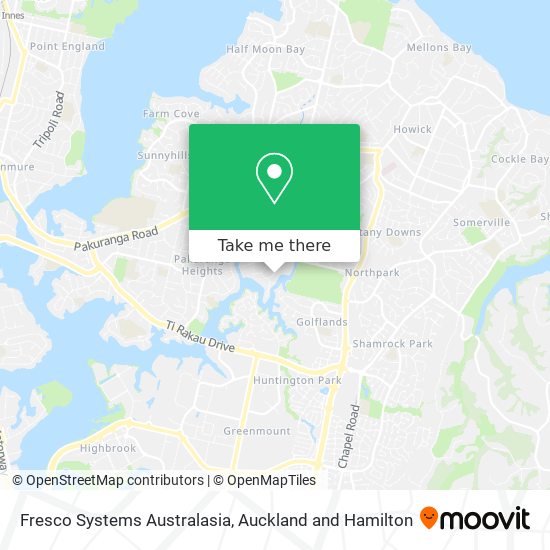 Fresco Systems Australasia map