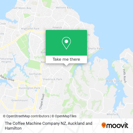 The Coffee Machine Company NZ地图