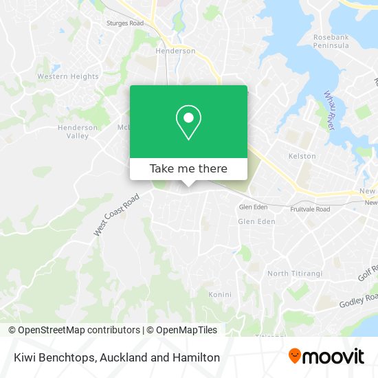 Kiwi Benchtops map