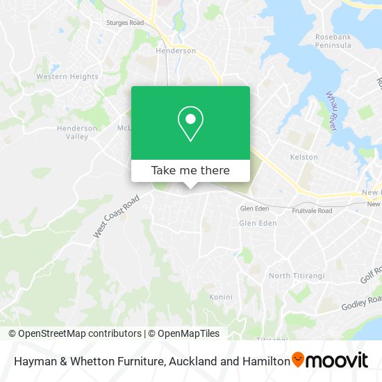 Hayman & Whetton Furniture map