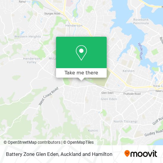 Battery Zone Glen Eden地图