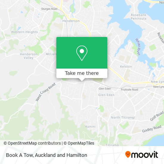 Book A Tow map