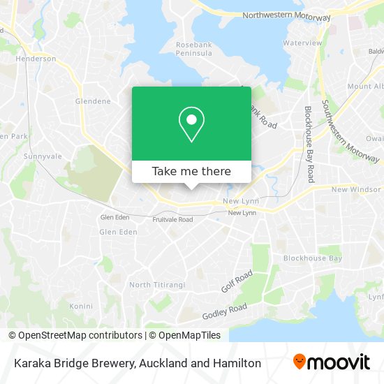 Karaka Bridge Brewery map