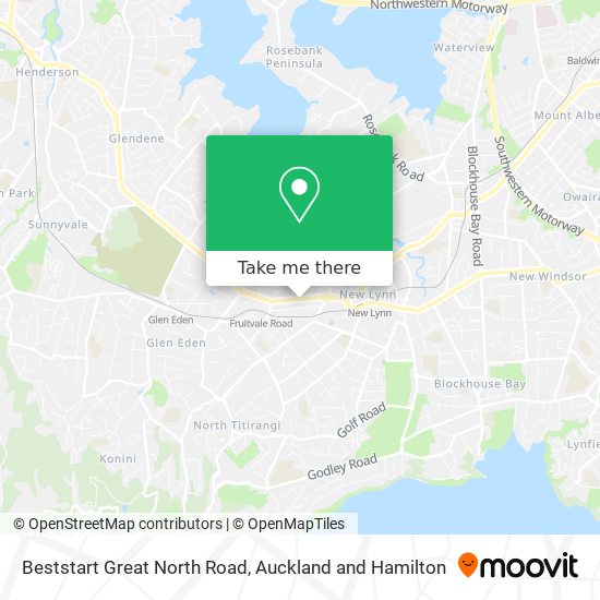 Beststart Great North Road map