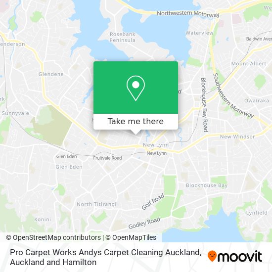 Pro Carpet Works Andys Carpet Cleaning Auckland地图