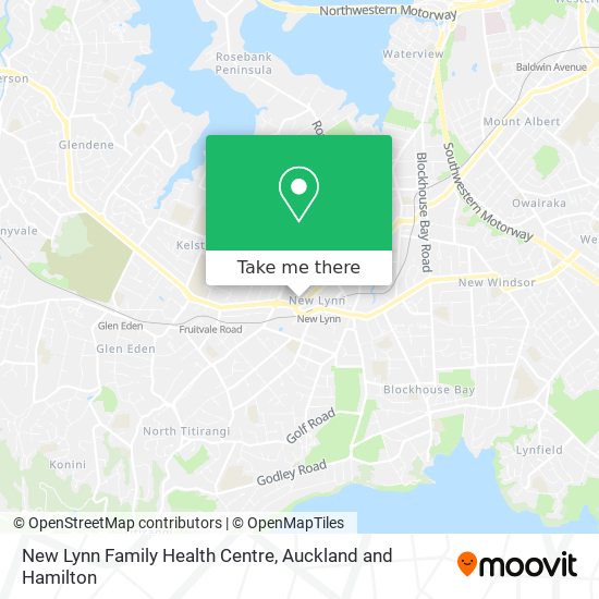 New Lynn Family Health Centre map
