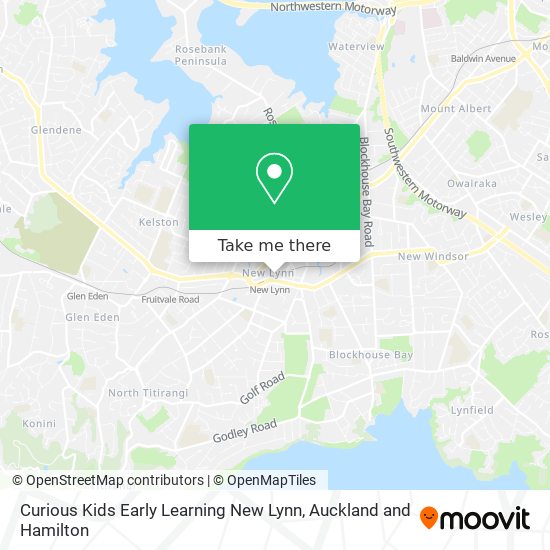 Curious Kids Early Learning New Lynn map