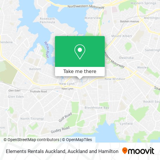 Elements Rentals Auckland地图