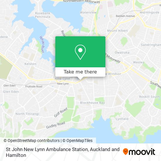 St John New Lynn Ambulance Station map