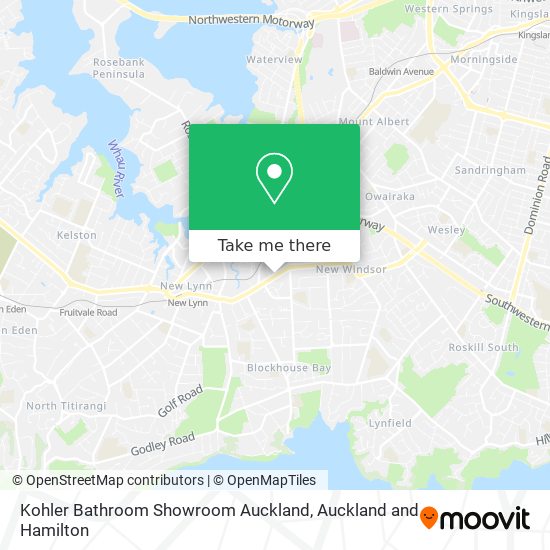 Kohler Bathroom Showroom Auckland map