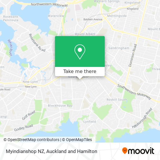 Myindianshop NZ地图