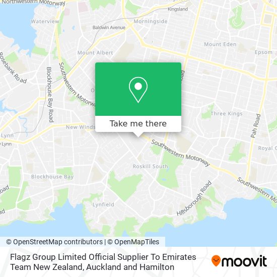 Flagz Group Limited Official Supplier To Emirates Team New Zealand map
