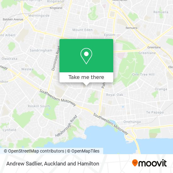 Andrew Sadlier map