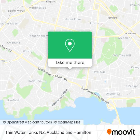 Thin Water Tanks NZ地图