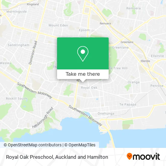 Royal Oak Preschool map