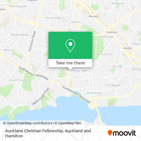 Auckland Christian Fellowship map