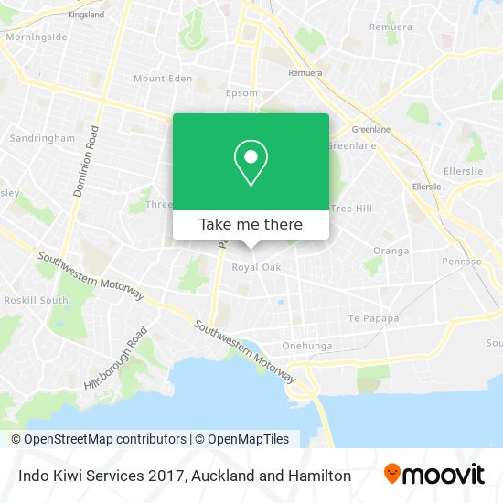 Indo Kiwi Services 2017 map