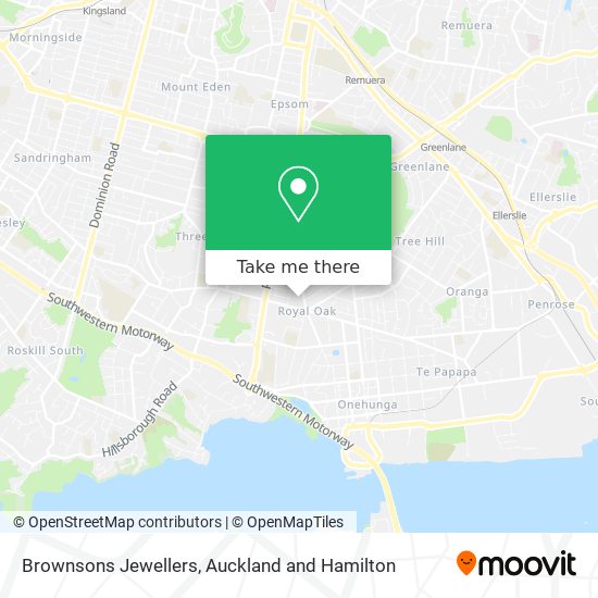 Brownsons Jewellers map