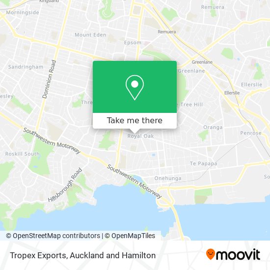 Tropex Exports map