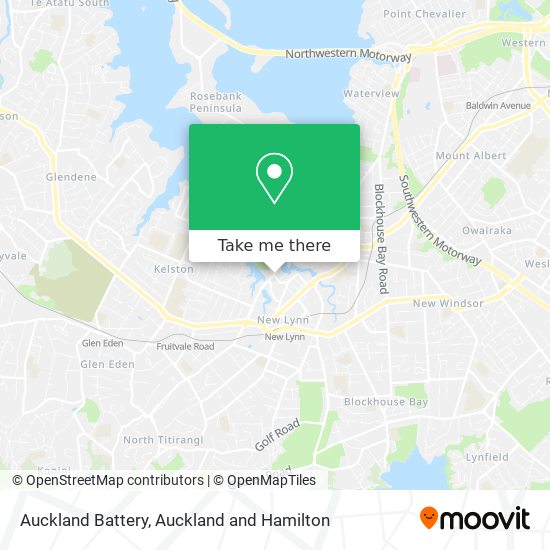 Auckland Battery map