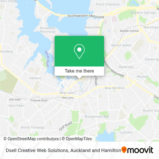Dsell Creative Web Solutions map