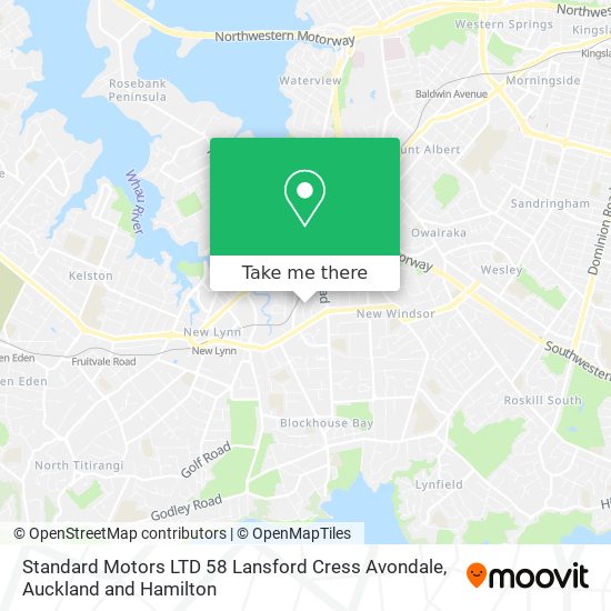 Standard Motors LTD 58 Lansford Cress Avondale地图