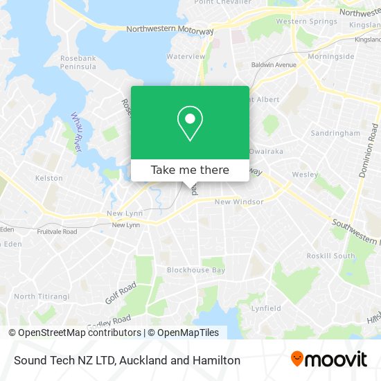 Sound Tech NZ LTD map