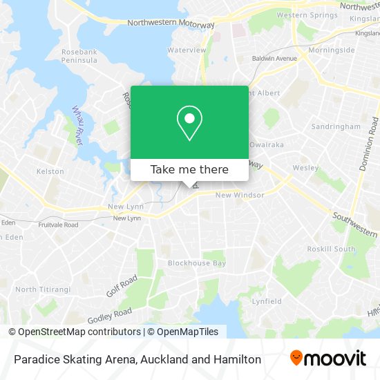 Paradice Skating Arena map