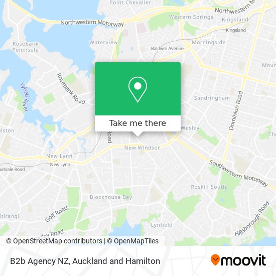 B2b Agency NZ map