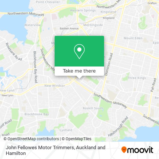 John Fellowes Motor Trimmers map