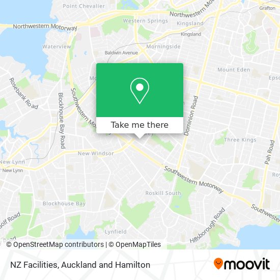 NZ Facilities map