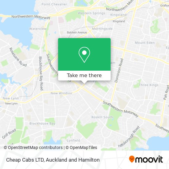 Cheap Cabs LTD map