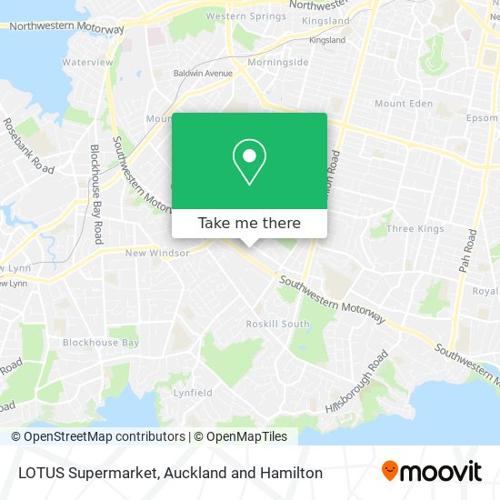 LOTUS Supermarket map