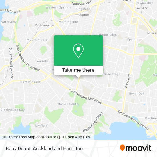 Baby Depot map