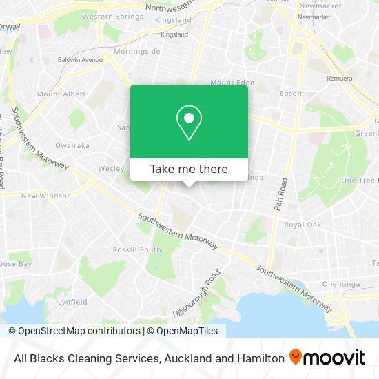 All Blacks Cleaning Services map