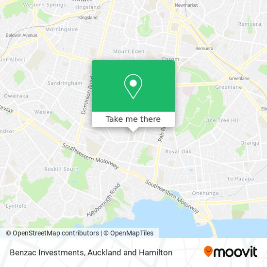 Benzac Investments map