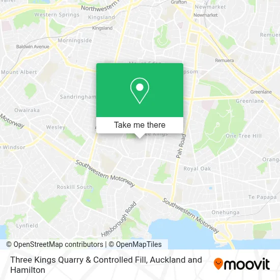 Three Kings Quarry & Controlled Fill map