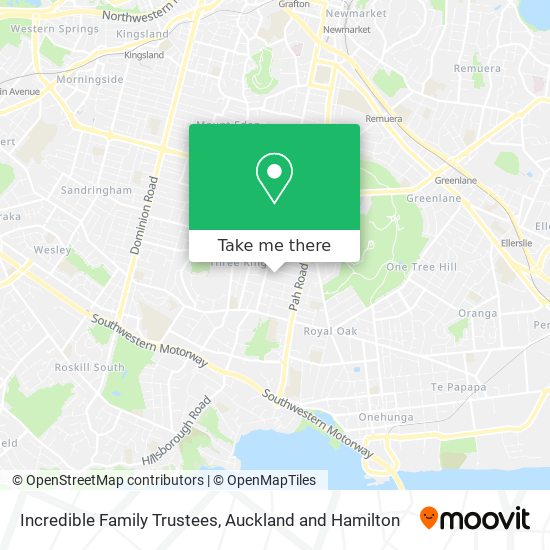 Incredible Family Trustees map
